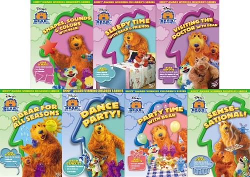 Bear in the Big Blue House DVD Set Series Complete Lot Collection All - Bear In The Big Blue House Dvd Set