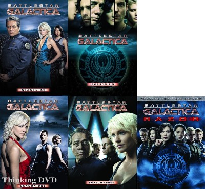 BATTLESTAR GALACTICA SEASONS 1 2 3 + RAZOR New DVD