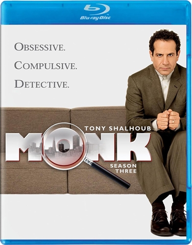 MONK TV SERIES COMPLETE SEASON THREE 3 New Sealed Blu-ray