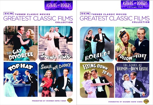 TCM GREATEST CLASSIC FILMS COLLECTION ASTAIRE ROGERS VOL 1 + 2 New DVD 